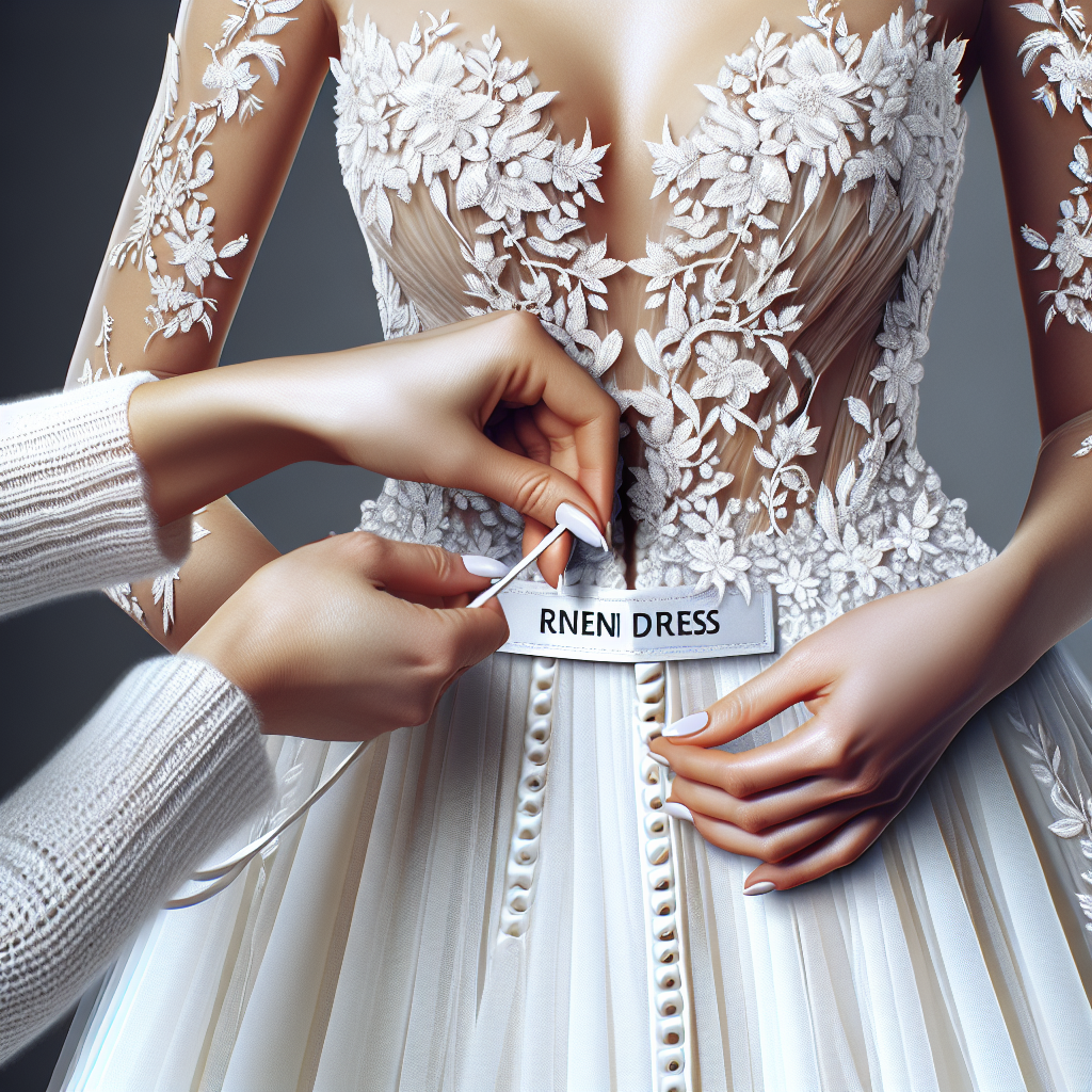 cómo adaptar el vestido de novia alquilado a tu estilo