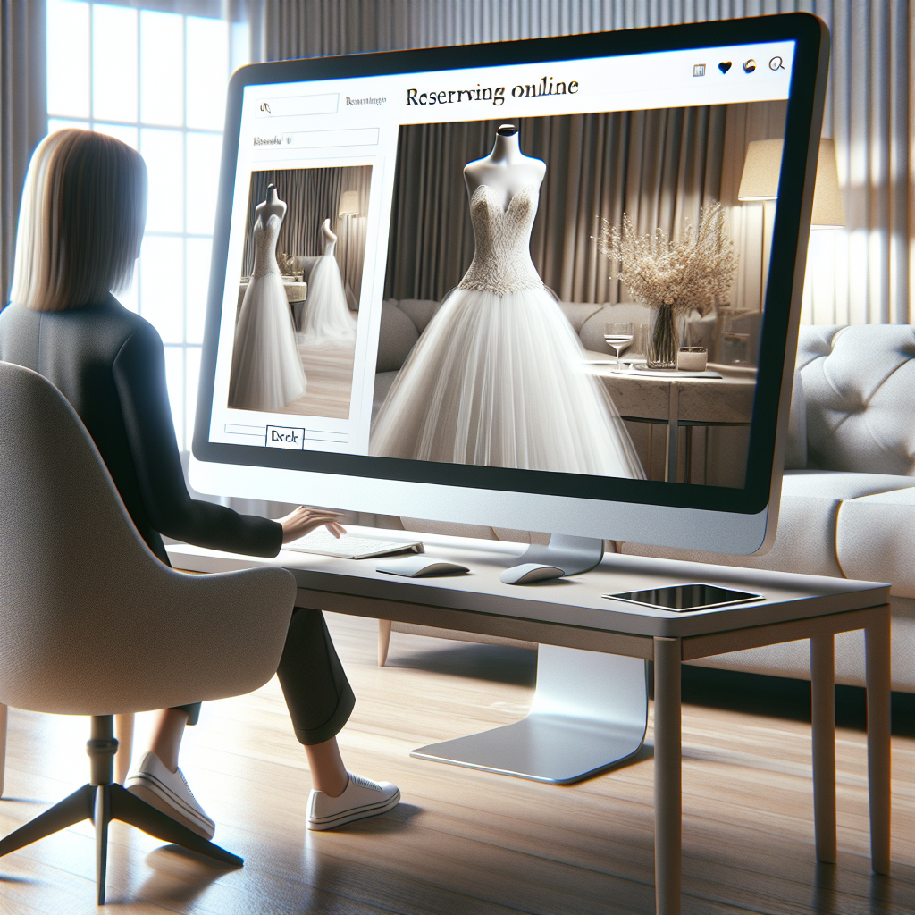 cómo reservar tu vestido de novia online