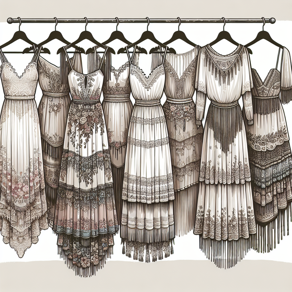 opciones de alquiler para vestidos de novia boho