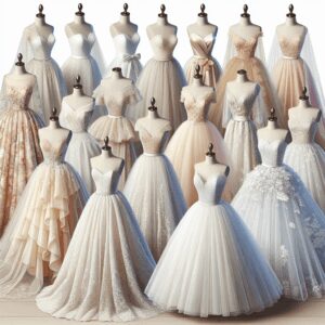 mejores tejidos para vestidos de novia en alquiler
